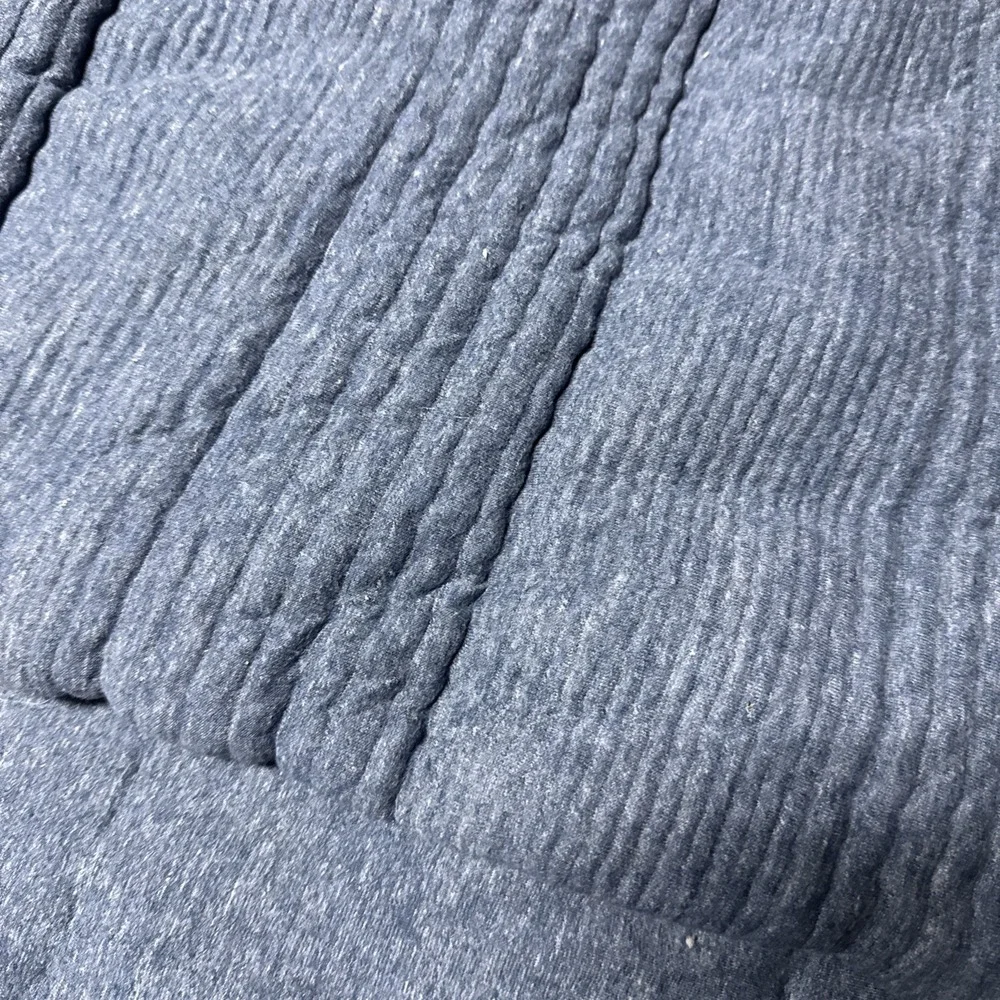 Pottery Barn Teen x West Elm Cloud Jersey XL Twin Long Comforter- Navy Blue